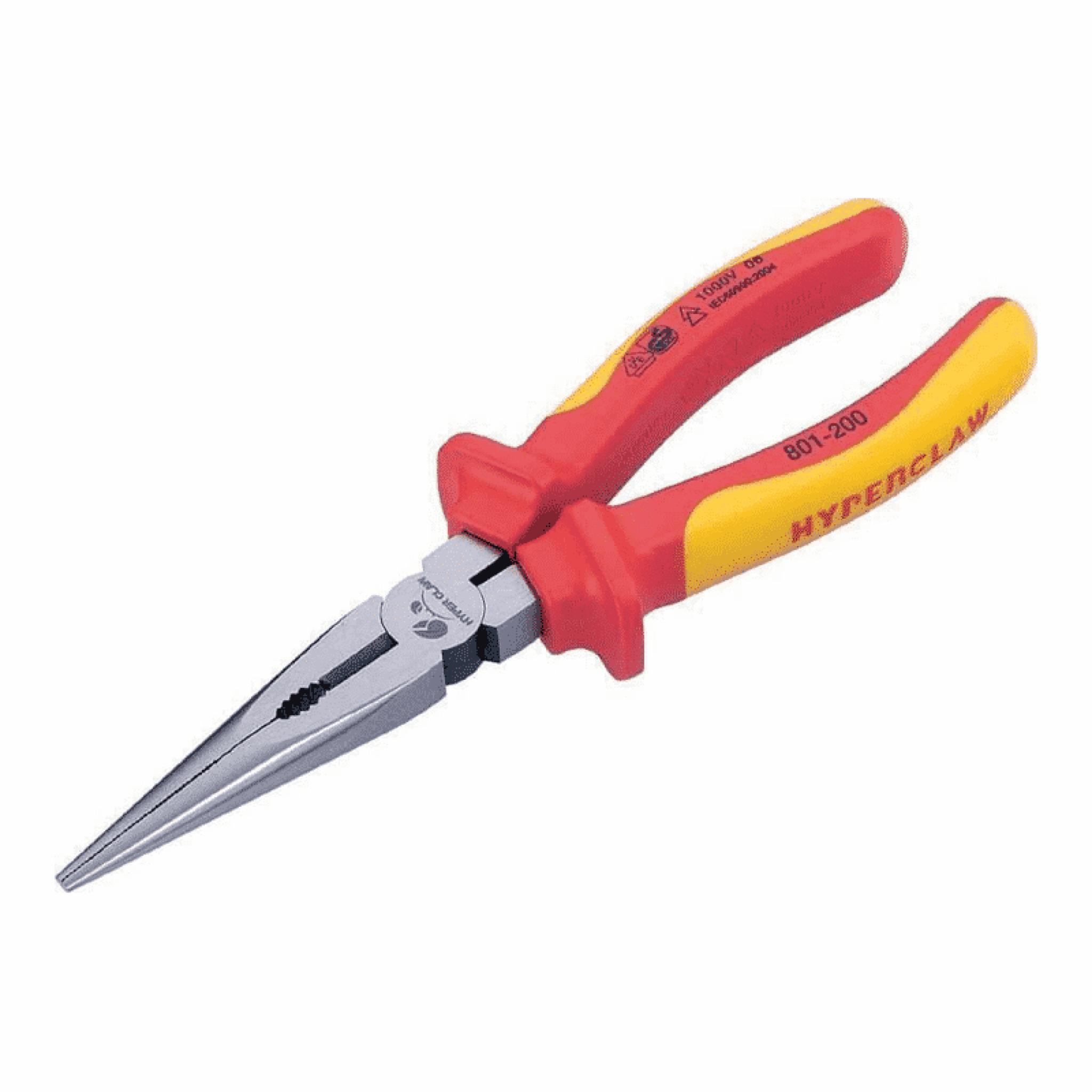 200mm VDE Long Nose Pliers
