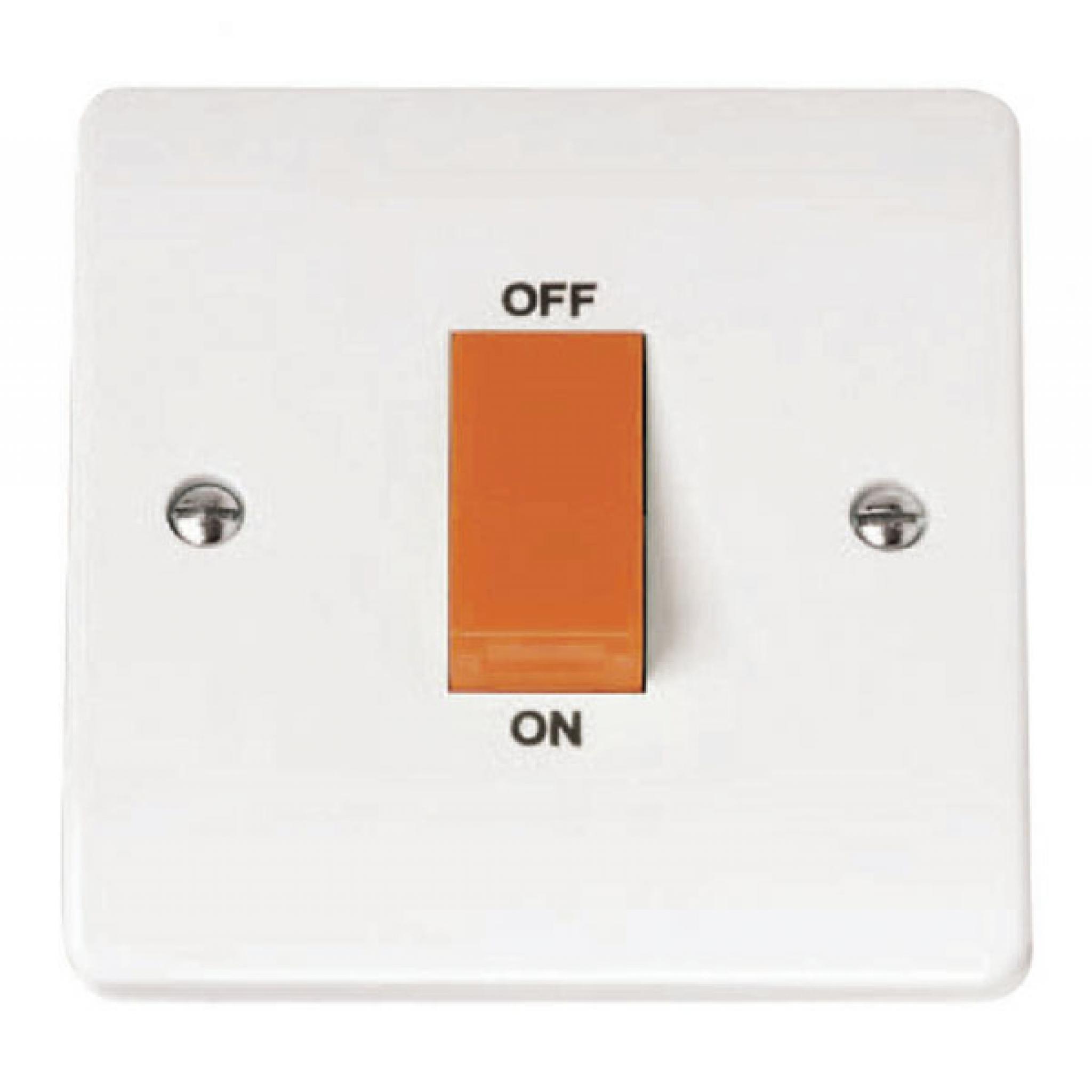 45A 1 Gang Single Cooker Switch
