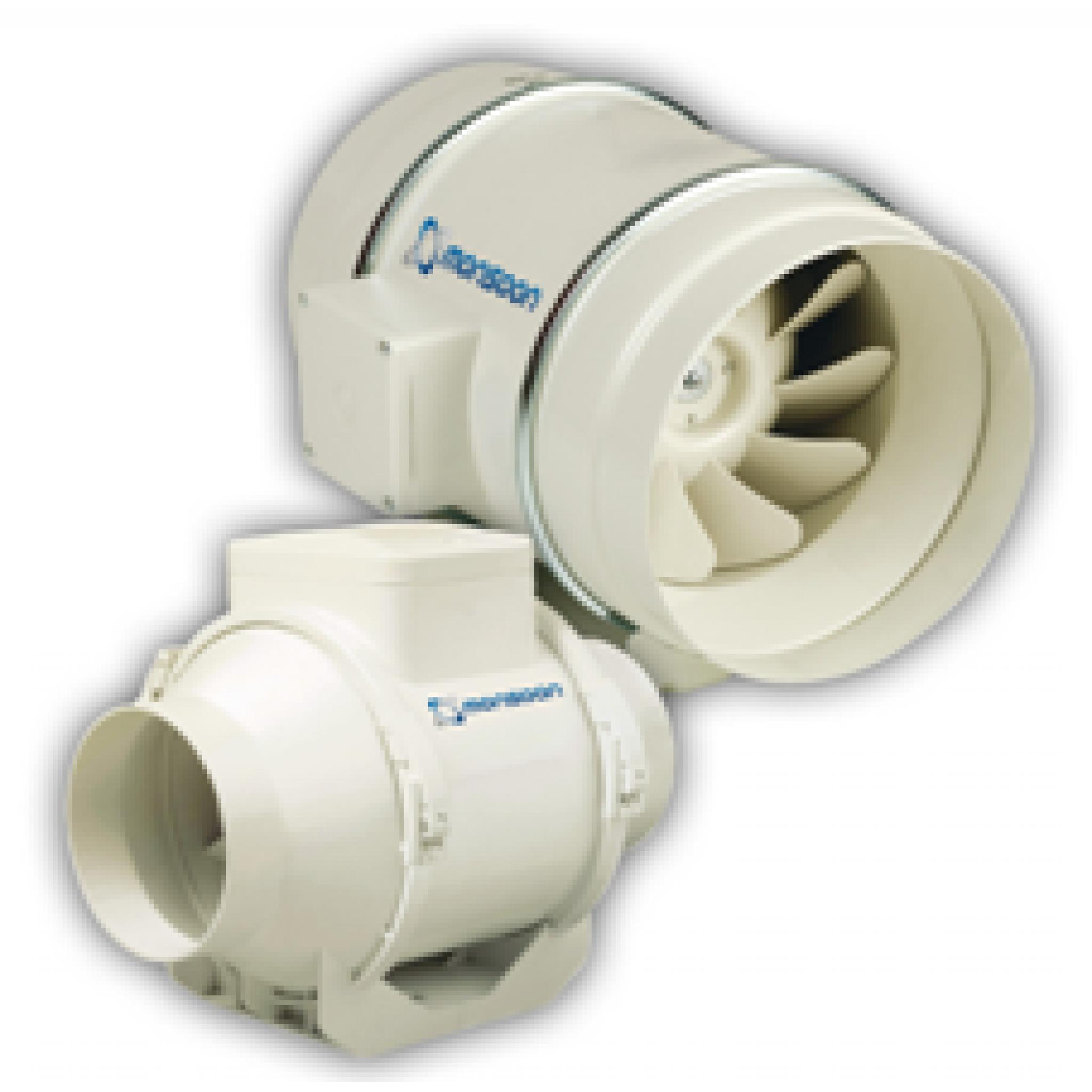 National Vent Monsoon 4"/100mm InLine Extractor Fan