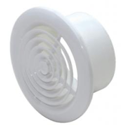 4" Round ceiling Grille - White