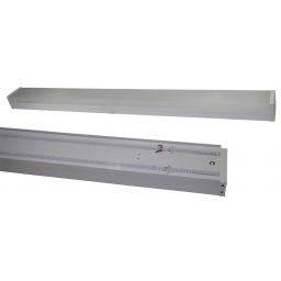 5ft Twin Built-In-LED Batten Fitting 46w c/w Diffuser