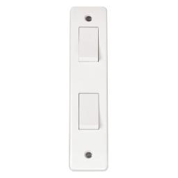 2G 2W 10A ARCHITRAVE PLATE SWITCH