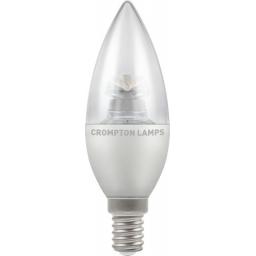 6.5W SES (E14) LED Candle - Warm White 2700k Dimmable