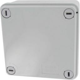 Grey Plastic Junction Box - IP56 (100x100x50 mm)