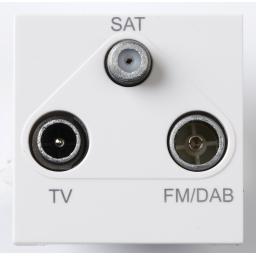 TV/FM(DAB) Triplexer - White