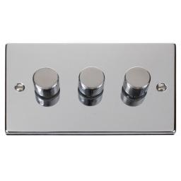 3 Gang 2 Way 400w Dimmer Switch