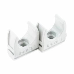 25mm Clips White