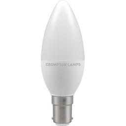 5.5W SBC (B15d) LED Candle - Warm White 2700k
