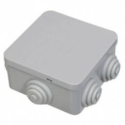 Plastic Junction Box w/ Grommets - IP44 (80x80x40 mm)