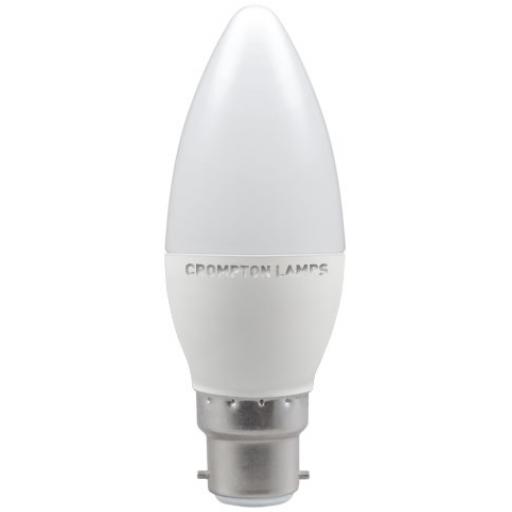 5.5W BC (B22d) LED Candle - Cool White 4000k