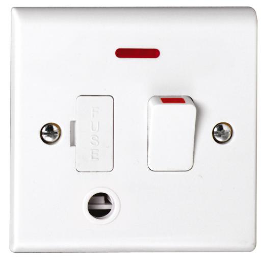 13A DP Switched with Flex Outlet & Neon