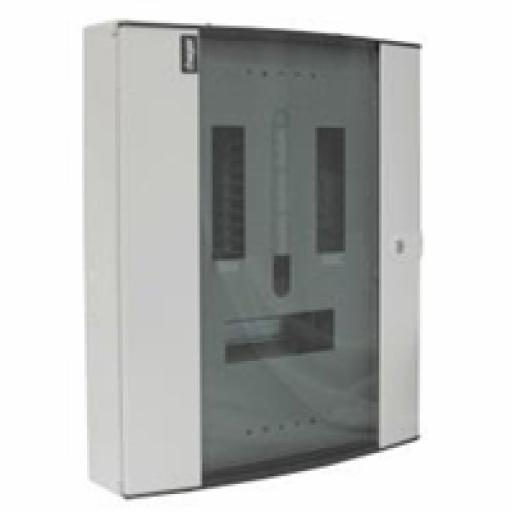Hager 6 way 3 phase distribution board