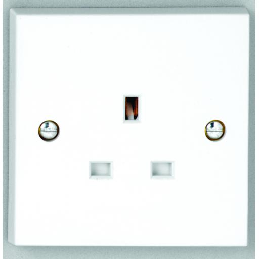 13A 1G Unswitched Socket