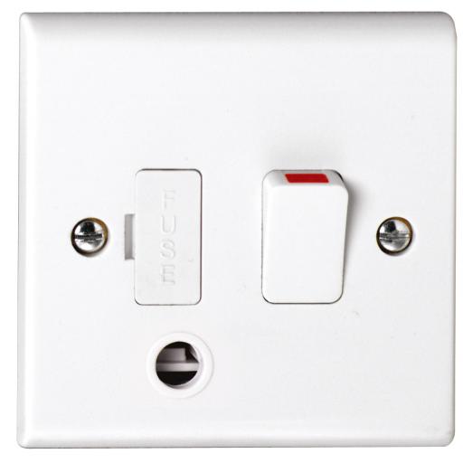 13A DP Switched with Front Flex Outlet