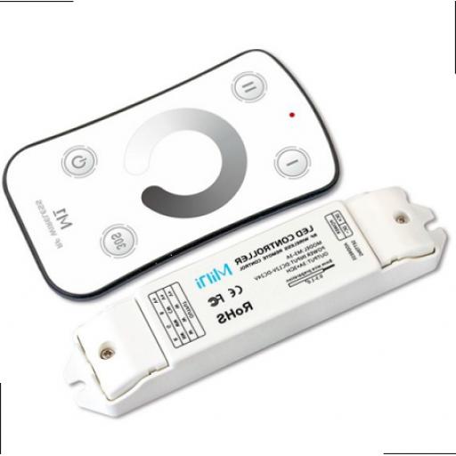 RF LED Strip Dimmer - Remote Control & Receiver