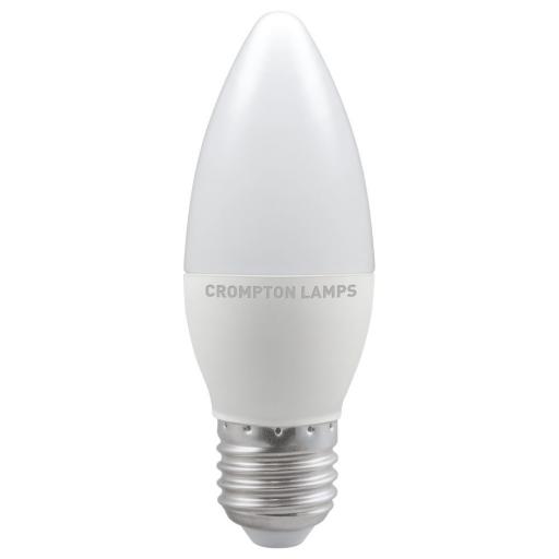 5.5W ES (E27) LED Candle - Cool White 4000k Dimmable