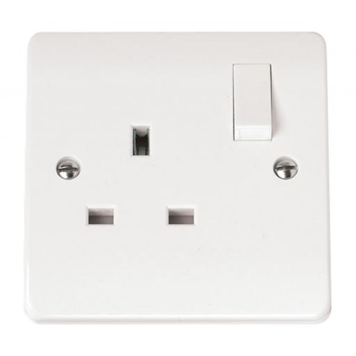 13A 1 Gang DP Switched Socket Outlet