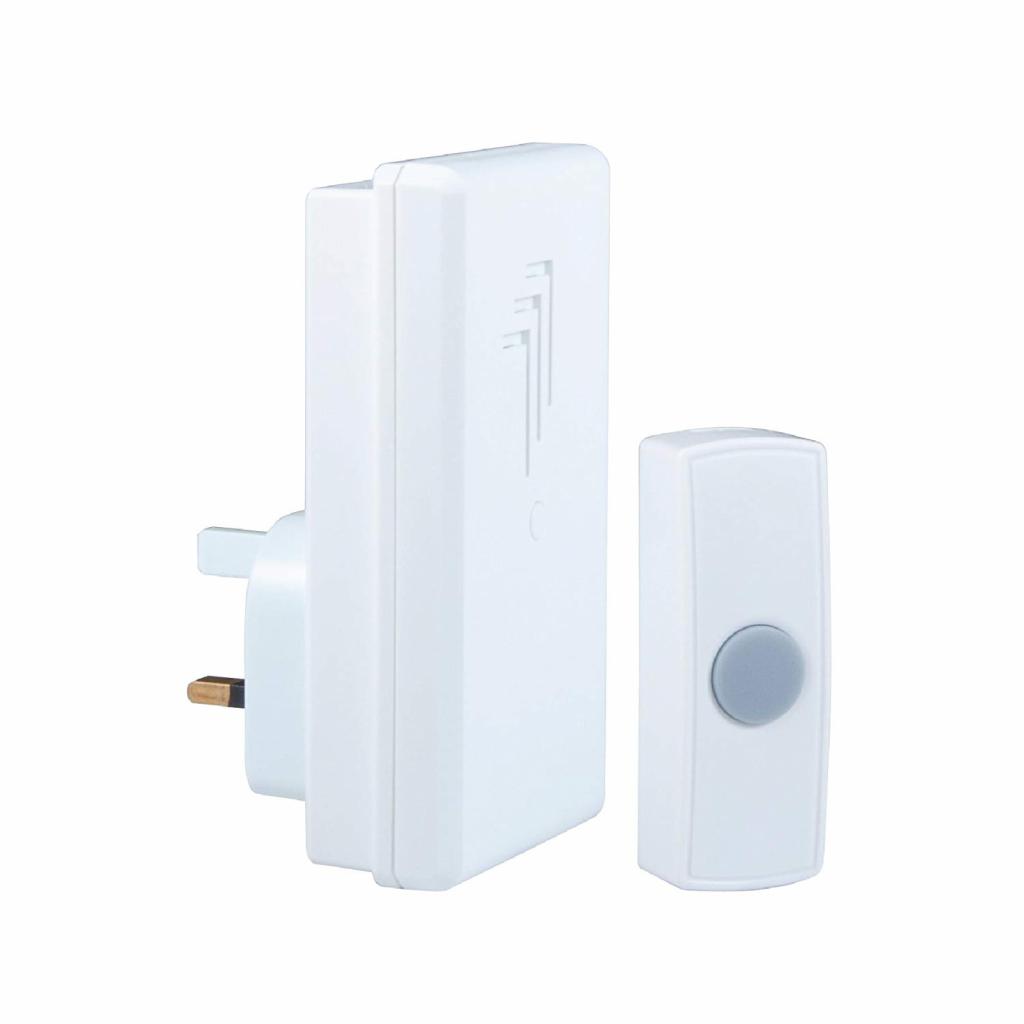 Byron 30m Wireless PlugIn Door Chime Kit 30m Range