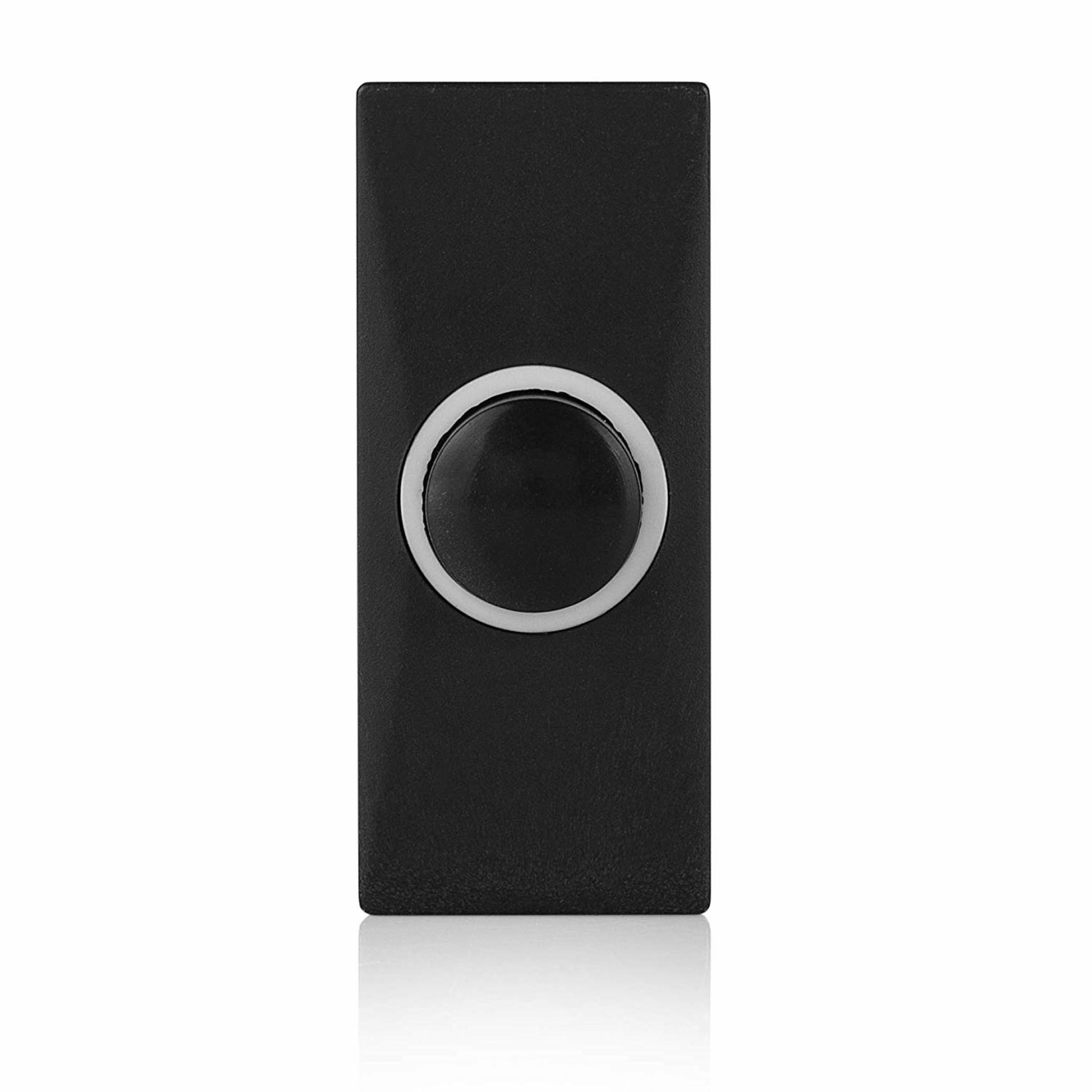 Byron Wired Bell Push Black