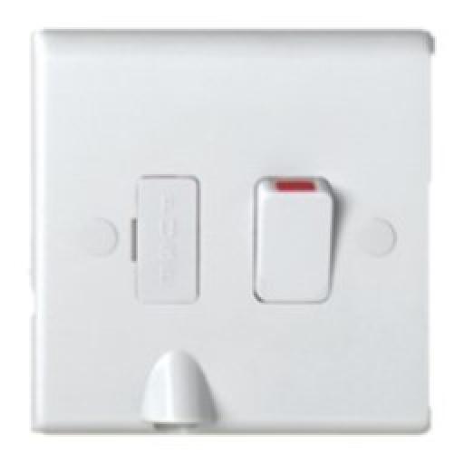 13A DP Switched with Bottom Flex Outlet