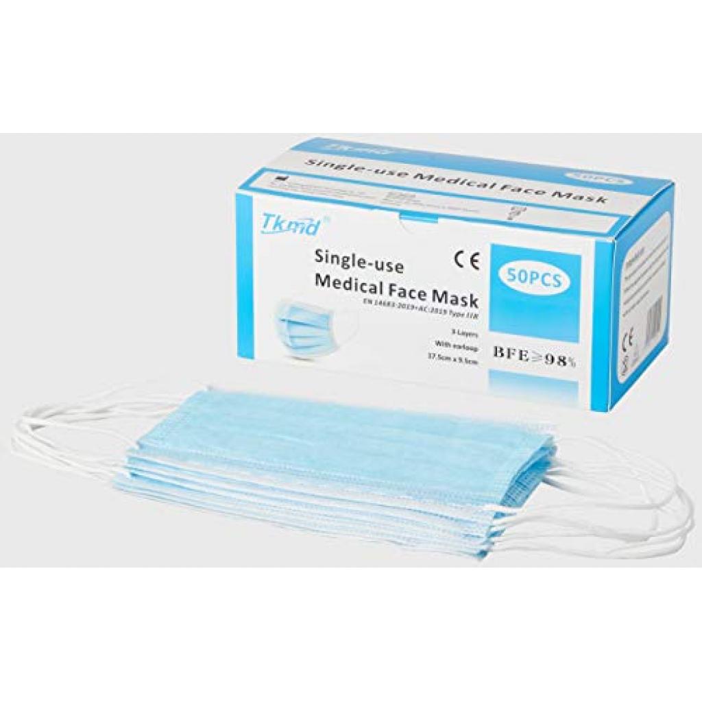 Single Use Medical Face Mask (Box of 50) | DGF Electrical Wholesalers