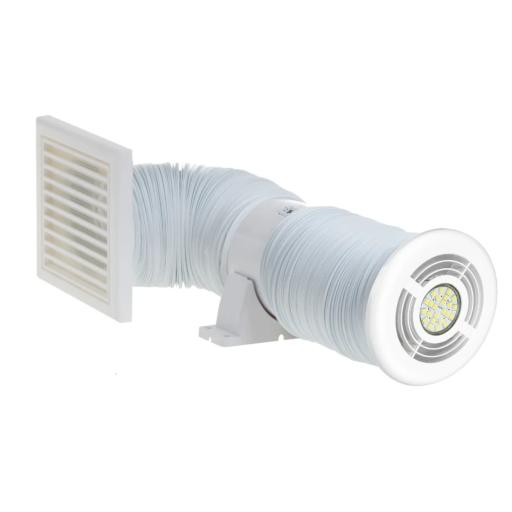 4" Shower Fan Kit with Timer and Light